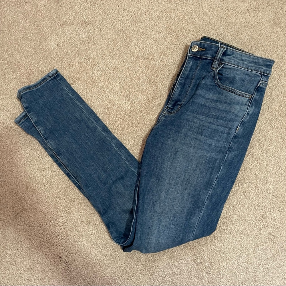 AE American Eagle Ne(X)T Level Stretch Super High-Waisted Hi-Rise Jegging Skinny